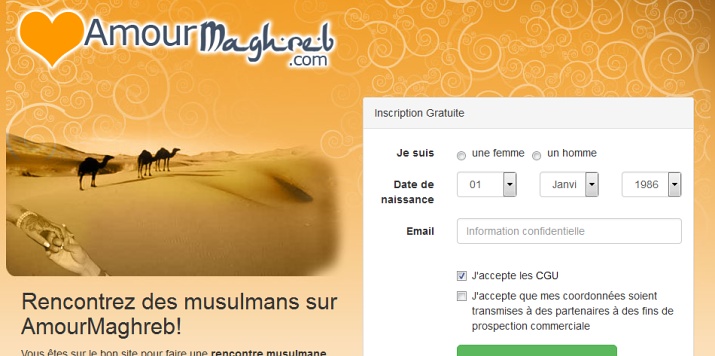 Revue, tarifs et avis de Amourmaghreb.com pour faire la rencontre d'une femme musulmane arabe