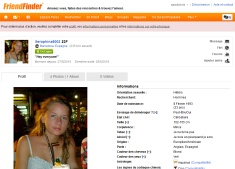 Profil d'un membre de Friendfinder.com